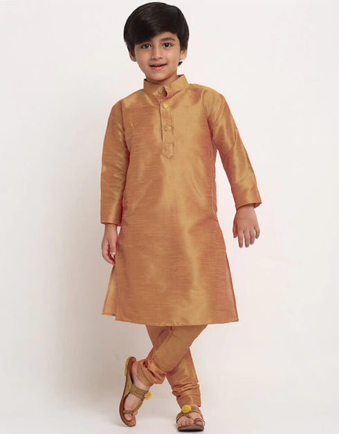 Chiku Kurta Payjama Dhupion Silk