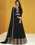 Black Fox Georgette Anarkali Salwar Suit