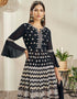 Black Georgette Lehenga Suit Salwar Kameez
