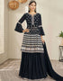 Black Georgette Lehenga Suit