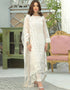 White Fox Georgette Pant Salwar Suit