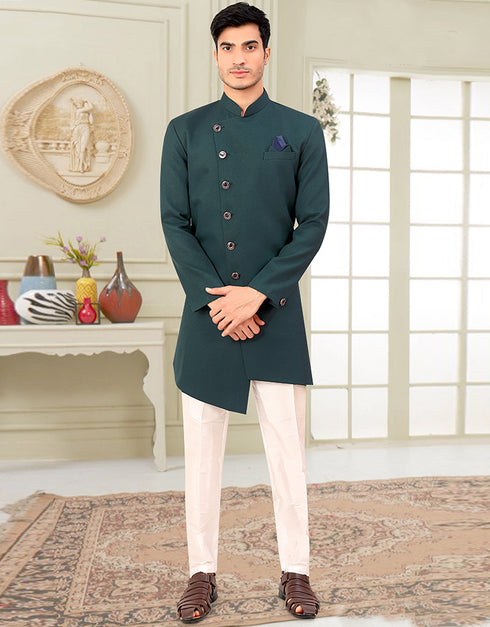 Rama Green Kurta Terry Rayon Trouser
