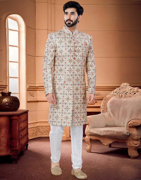 GolD Kurta Silk Payjama