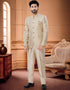 Gold Kurta Jacquard Trouser