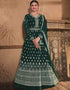 Green Georgette Anarkali Salwar Suit