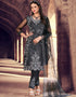 Black Heavy Net Pant Salwar Suit