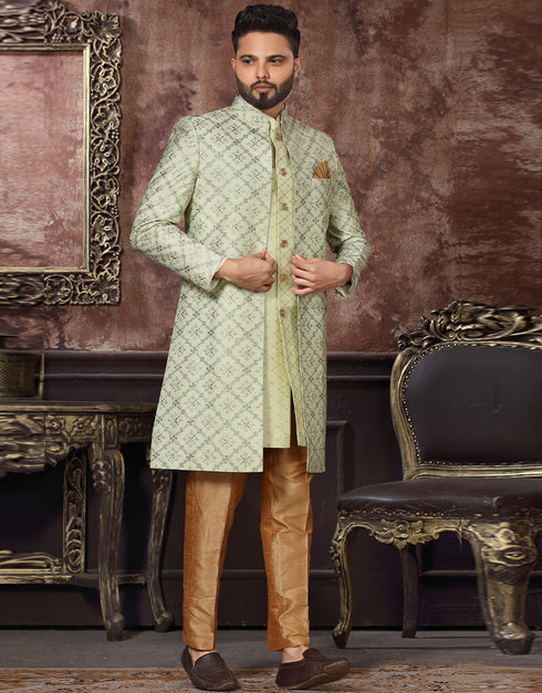 Pista Kurta Jacquard Trouser