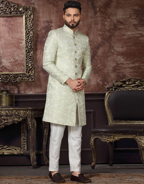 Pista Kurta Jacquard Trouser