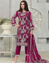 Pink Faux Georgette Pant Salwar Suit