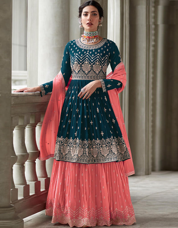 Rama Georgette Lehenga Salwar Suit