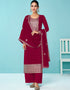 Pink Fox Georgette Palazzo Salwar Suit