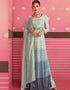 Grey Fox Georgette Anarkali Salwar Suit