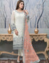 White Fox Georgette Pant Salwar Suit