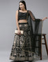 Black Banarasi Silk Jacquard Lehenga Choli