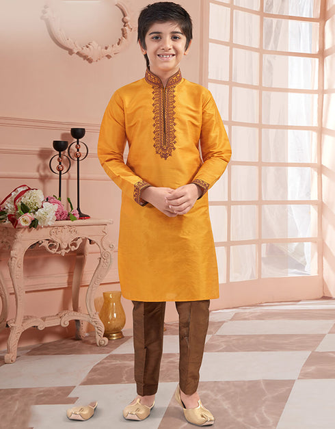 Mango Kurta Pajama Art Silk