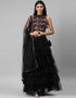 Black Art Silk Lehenga Choli