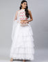 White Art Silk Lehenga Choli