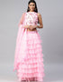 Light Pink Art Silk Lehenga Choli