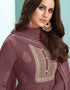 Chocolate Heavy Faux Georgette Anarkali Anarkali Closure View