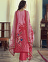 Pink Pure Airjet Jaam Satin Pant Straight Closure View