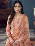 Peach Pure Airjet Jaam Satin Pant Straight Closure View