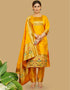 Mustard Pure Soft Silk Pant Straight
