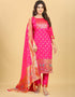 Rani Pink Pure Soft Silk Pant Straight Closure View
