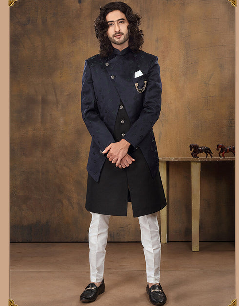 Navy Blue Kurta Imported Pant