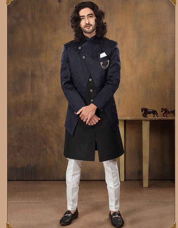 Navy Blue Kurta Imported Pant