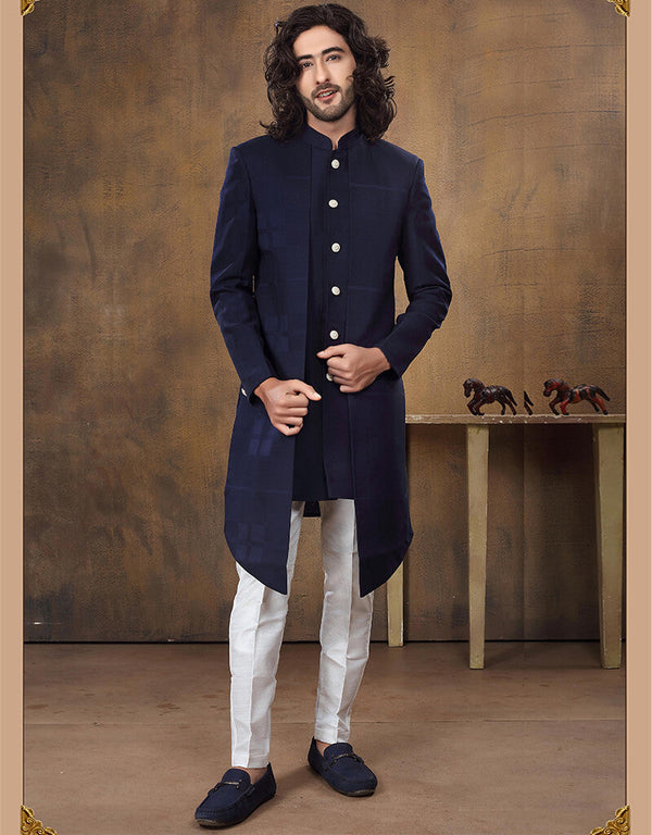 Navy Blue Kurta Imported Pant