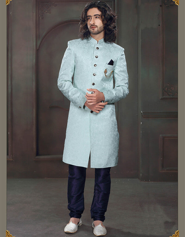 Navy Blue Kurta Velvet Chudidaar