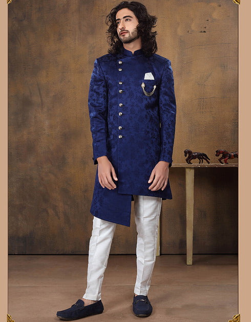 Cream Kurta Velvet Pant