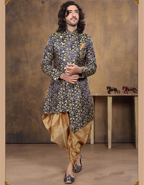 Off White Kurta Imported Dhoti