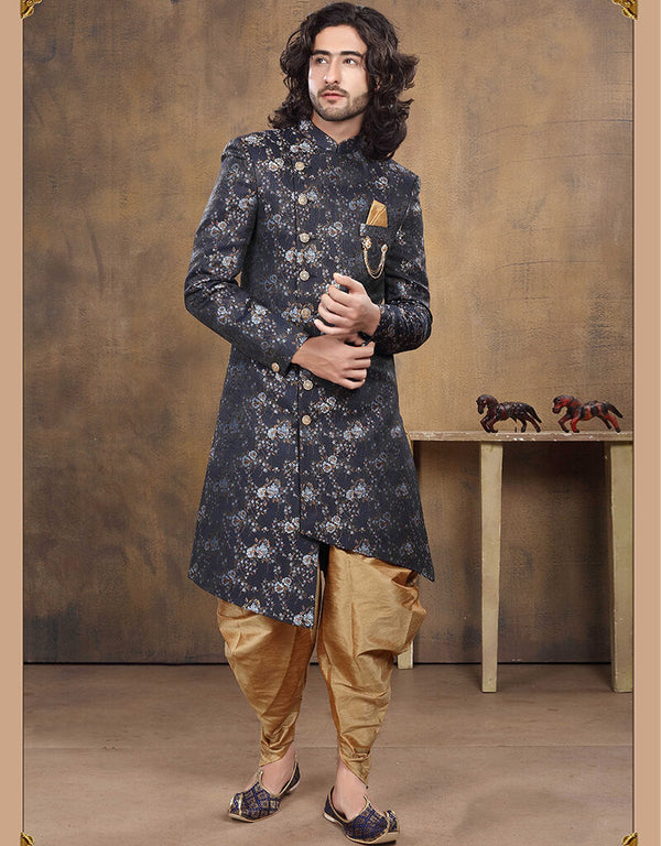 Bottle Green Kurta Imported Dhoti