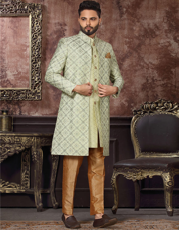 Pista Kurta Jacquard Pant