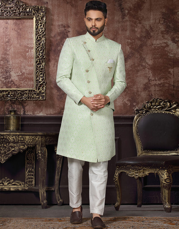 Pista Kurta Jacquard Pant