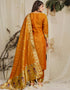 Mustard Pure Soft Silk Pant Straight Salwar Kameez