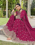 Pansy Purple Pure Foux Georgette Lehenga Suit Salwar Kameez