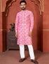 Faded Pink Kurta 14 kg Heavy Rayon Pant