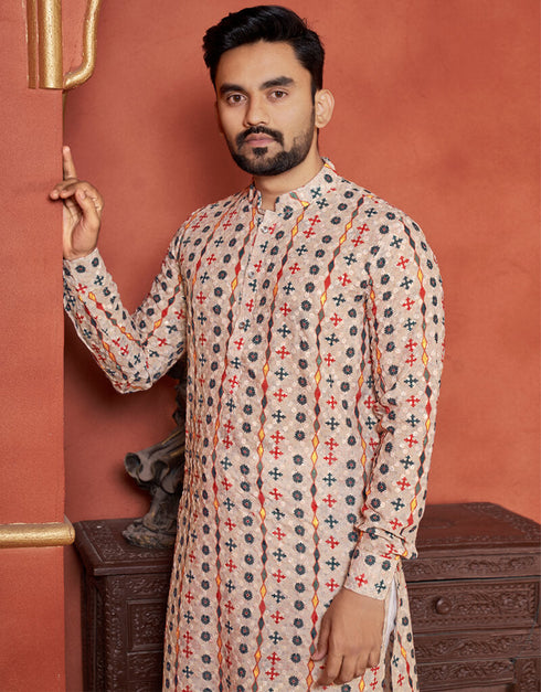Rose Gold Kurta 14 kg Heavy Rayon Pant Closure View