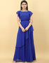 Blue Designer Party Wear Readymade Gown