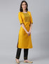 Ruby Cotton Silk Yellow Suit Suit Pant Bottom Closure View