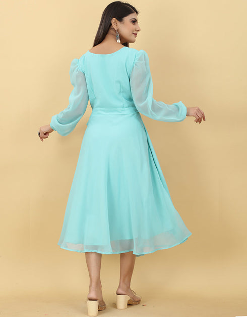 Bottle Green Trendy Designer Classy Readymade Tunic Salwar Kameez