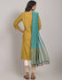 Mustard Yellow Viscose Rayon Blend Pant Straight Salwar Kameez