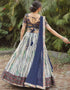 Multi Color Slub Cotton Lehenga Choli Salwar Kameez