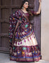Wine Dola Silk Lehenga Choli