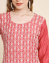 Light Red Soft Chinon Na Straight Back View