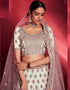 White Soft Silk Lehenga Choli Salwar Kameez