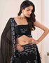 Black Georgette Lehenga Choli Salwar Kameez