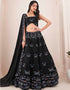 Black Georgette Lehenga Choli